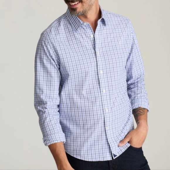 UNTUCKit Wrinkle Free Durif Shirt Button-up Plaid Cotton Longsleeve Men's XL - Picture 1 of 11